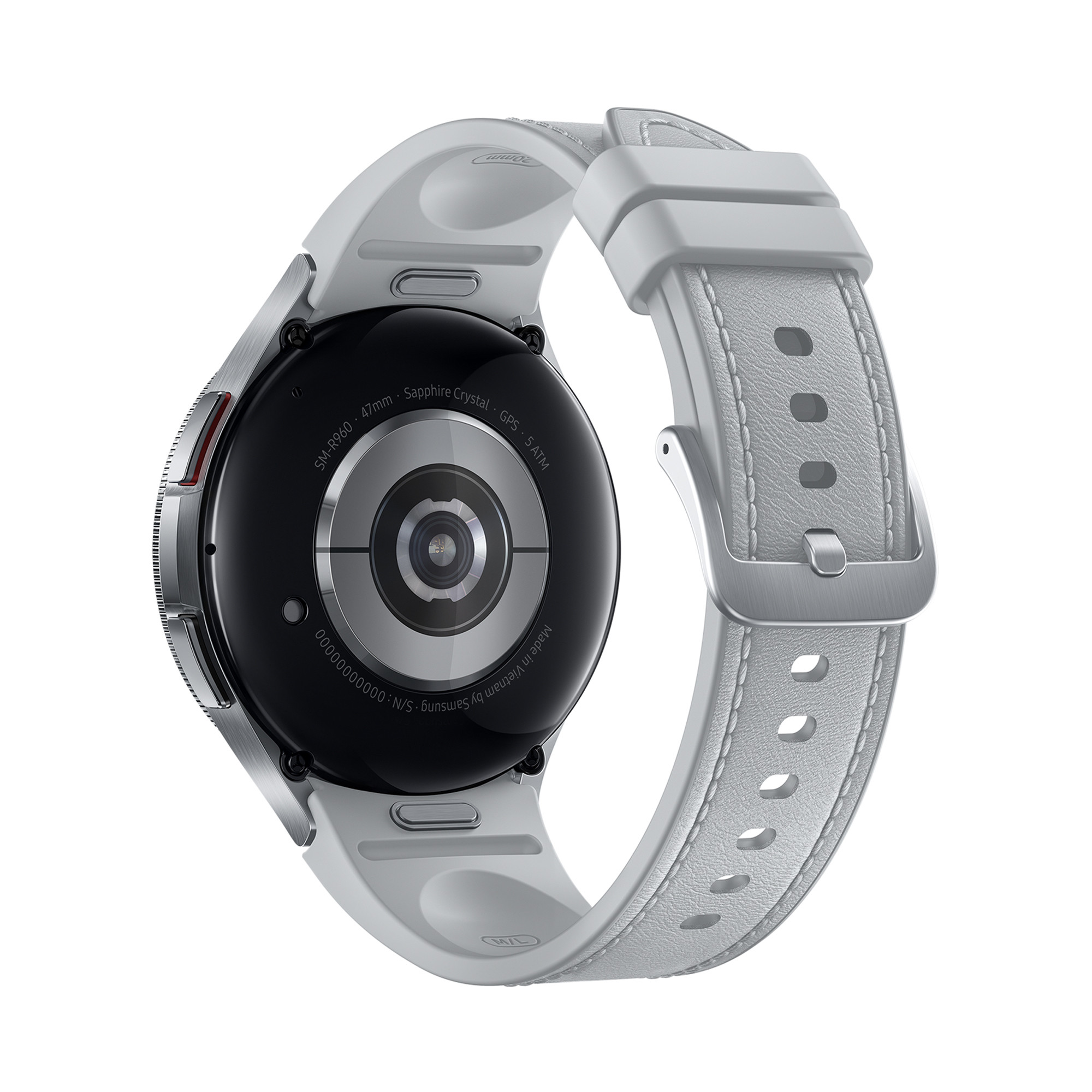Samsung Galaxy Watch6 Classic SMR960NZSAITV Silver Smartwatch 1.4 Pollici 47mm - immagine 3