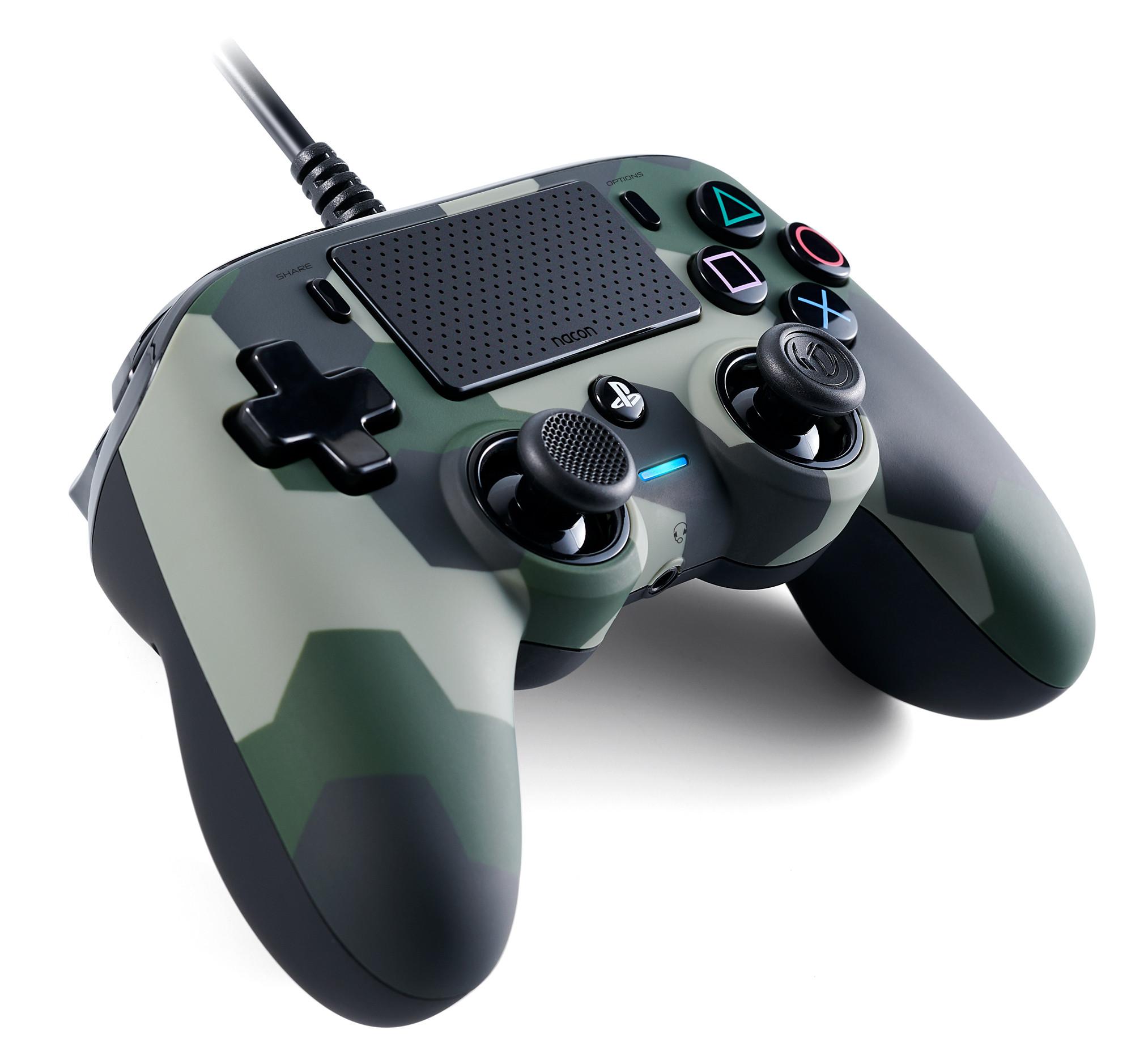Nacon PS4OFCPADCAMGREEN Controller Wired per PS4 - immagine 3