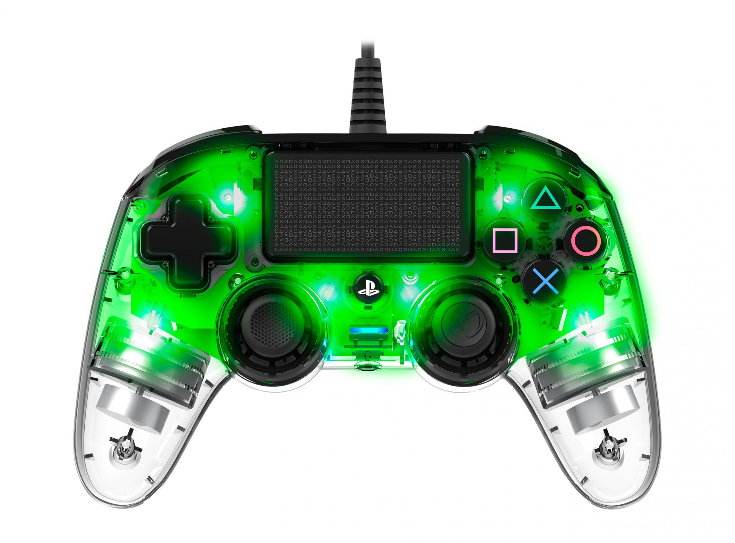 Nacon PS4OFCPADCLGREEN Controller Wired X per PS4 Luminoso - immagine 2
