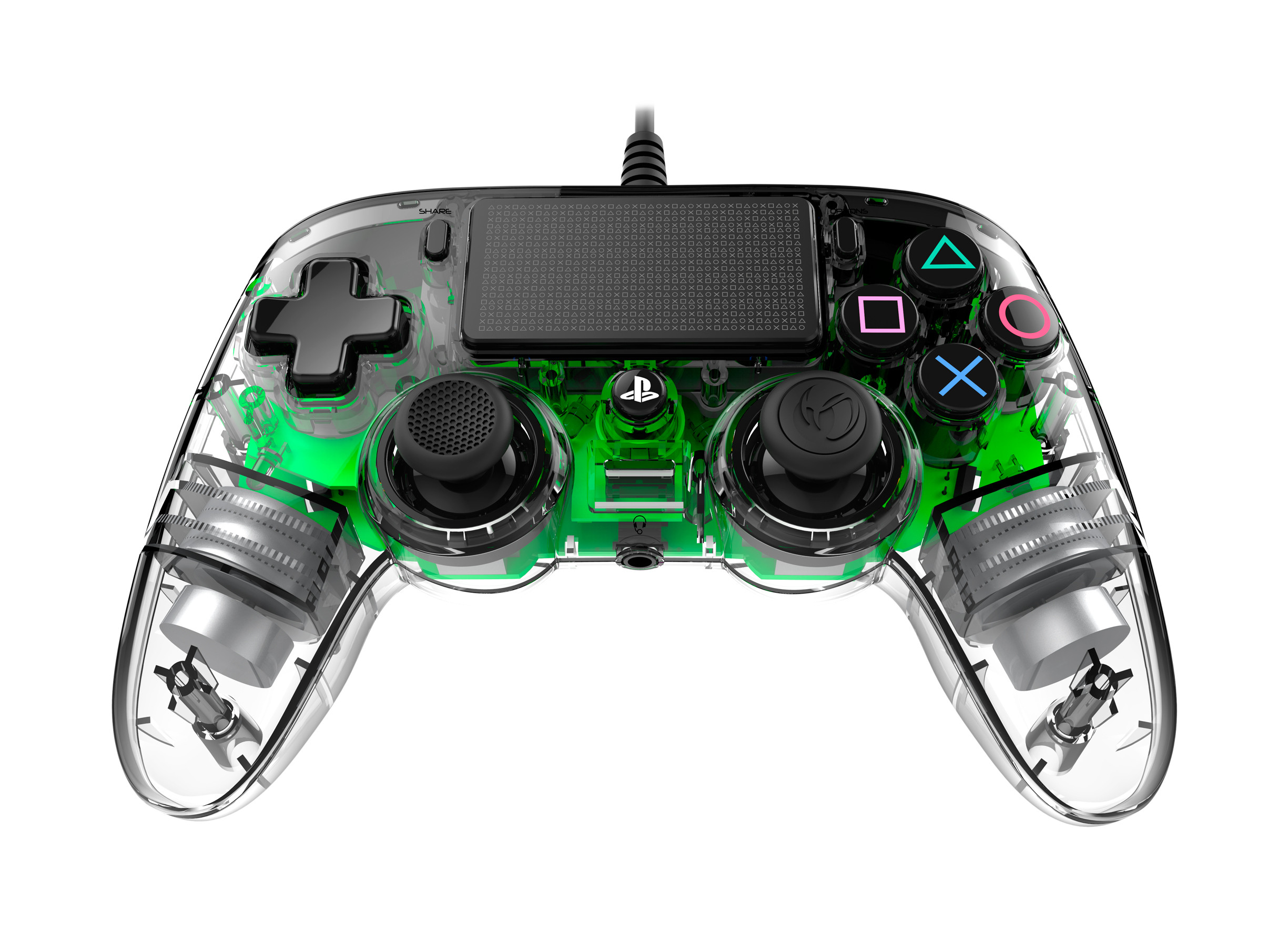 Nacon PS4OFCPADCLGREEN Controller Wired X per PS4 Luminoso - immagine 4