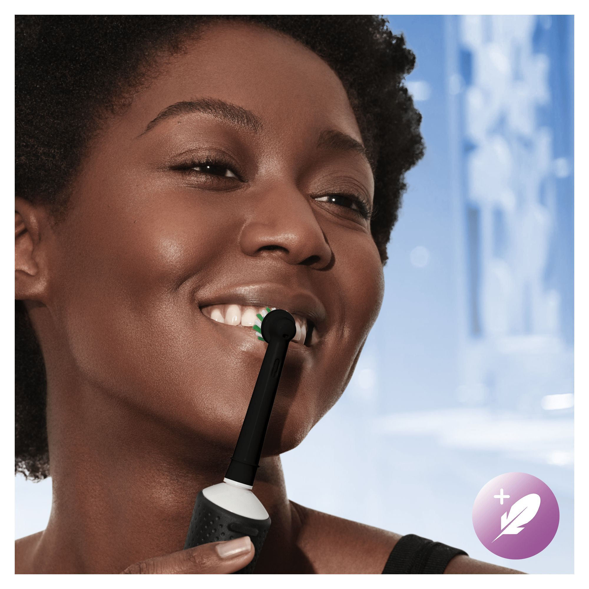 Oral-B Vitality Pro Duo Coppia Spazzolini Elettrici 1 Nero e 1 Azzurro - immagine 3