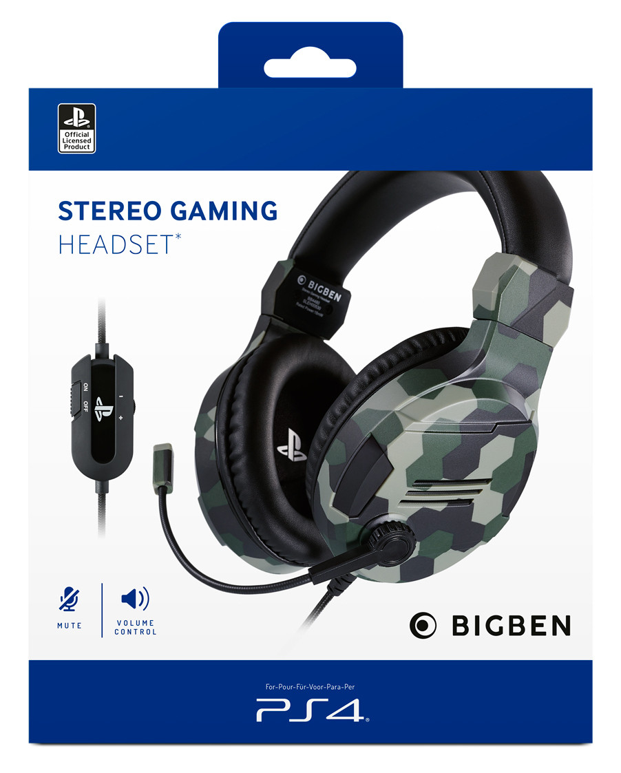 Bigben PS4OFHEADSETV3 Green Cuffie Gaming per PS4 - immagine 5