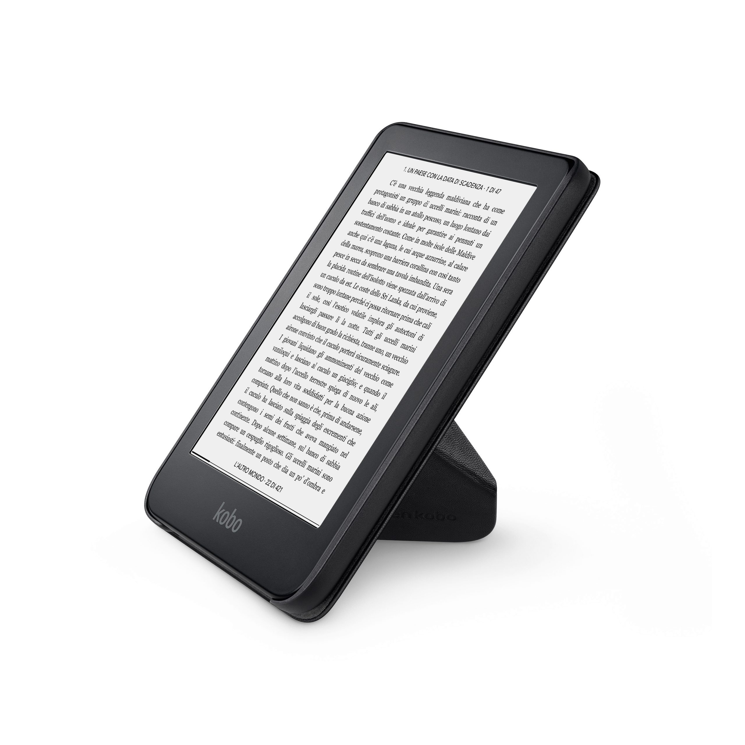 Kobo N506 Ac Bkepu Black Cover Sleep Case per Clara 2E - immagine 3
