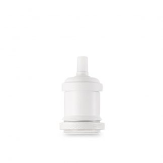 Perenz 6251BM Portalampada in Metallo Bianco Attacco E27