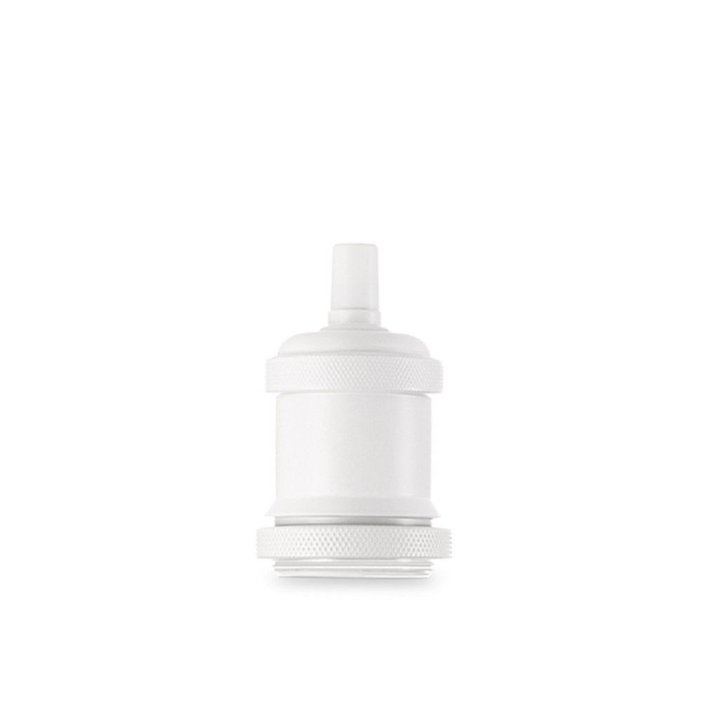 Perenz 6251BM Portalampada in Metallo Bianco Attacco E27