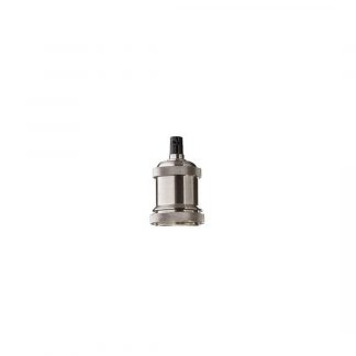 Perenz 6251CR Portalampada Metallo Cromo Spazzolato Attacco E27