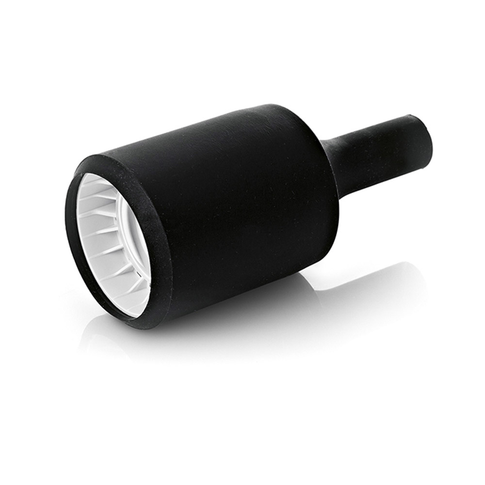 Perenz 6251N Portalampada in Gomma Colore Nero Attacco E27