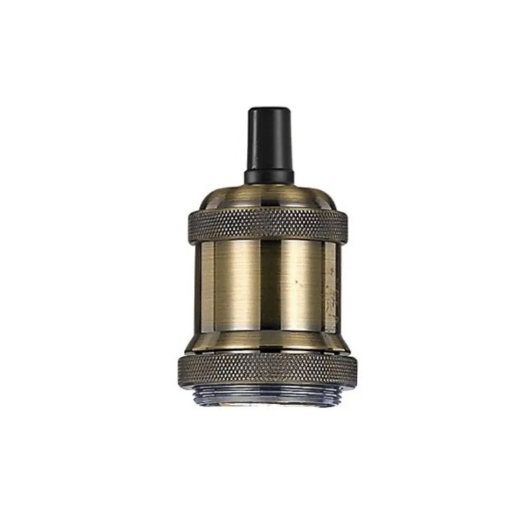 Perenz 6251OB Portalampada in Metallo Ottone Attacco E27