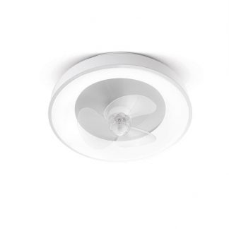 Perenz 7178BCT Ventilatore da Soffitto Fly Metallo Bianco con Luce LED 45W