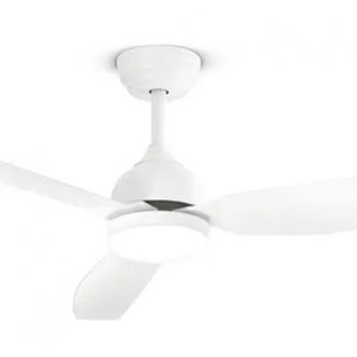 Perenz 7182BCT Ventilatore a Soffitto 3 Pale Metallo Bianco con Luce LED