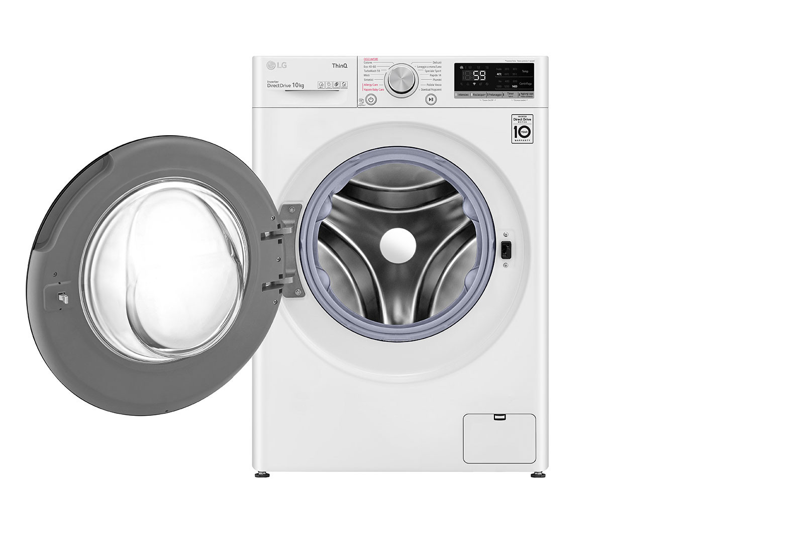 LG F4WV510SAE Lavatrice a Carica Frontale 10Kg 1400Giri - immagine 2