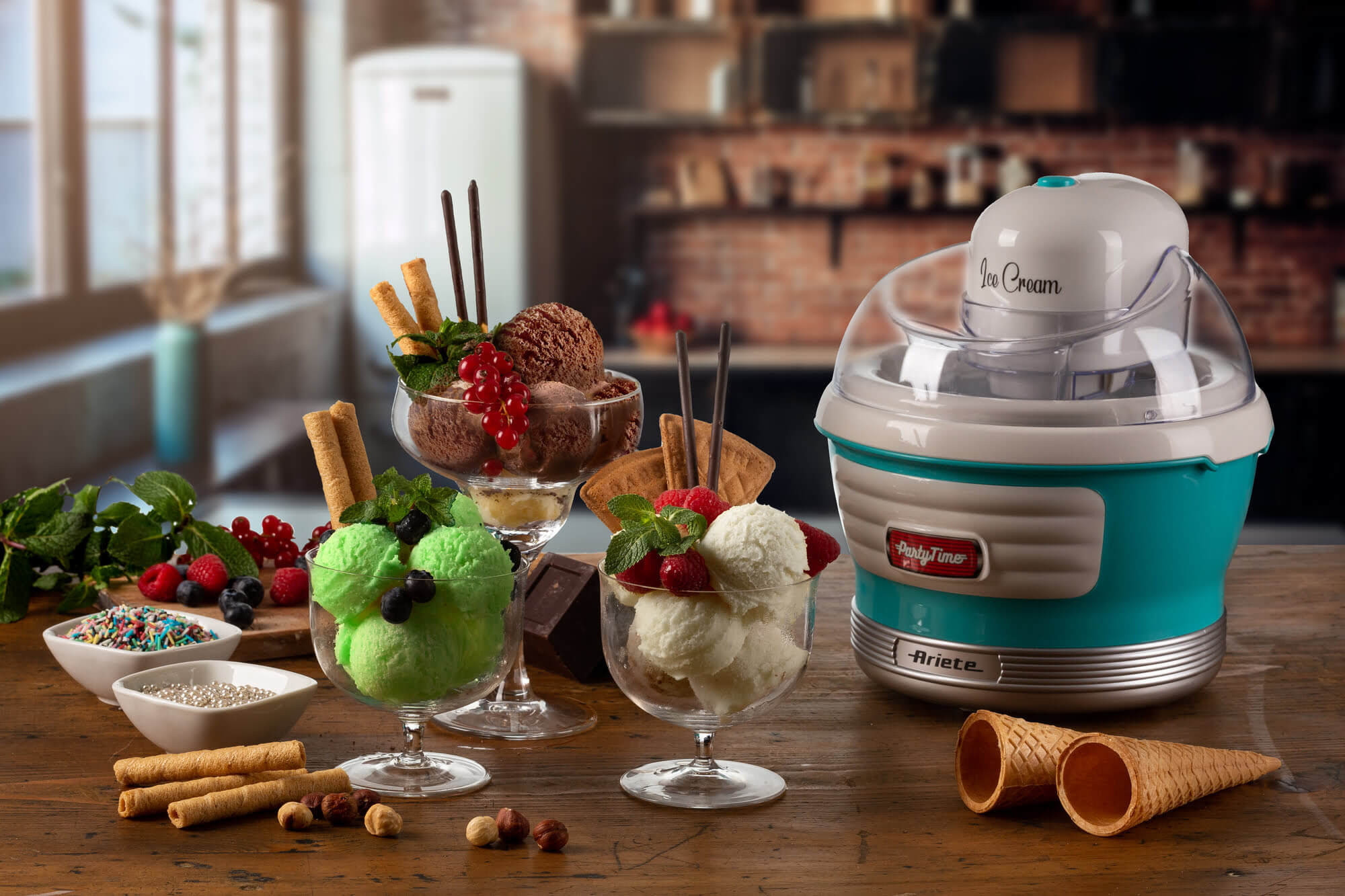 Ariete 643 Gelatiera Azzurro 12W 1.5 Litri - immagine 5