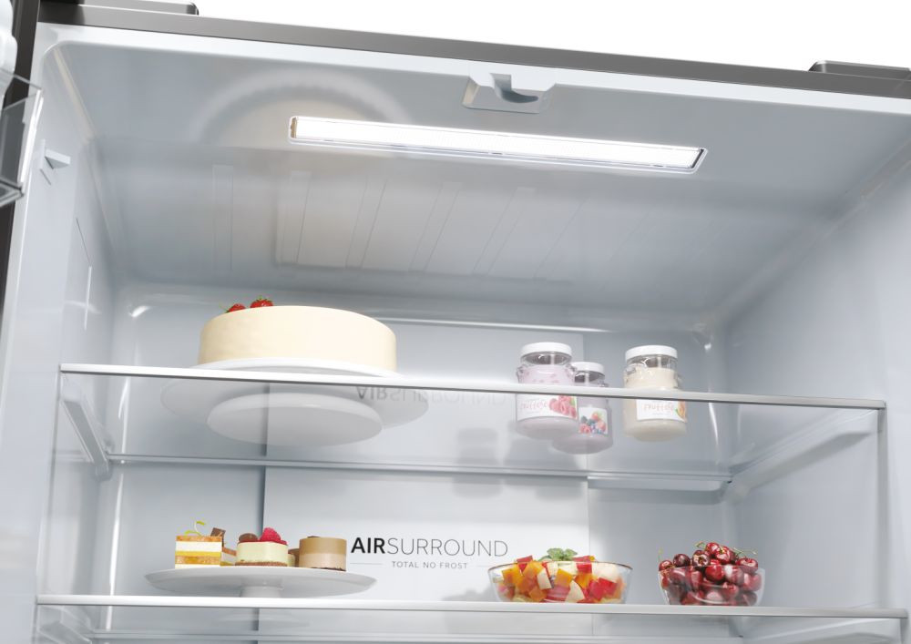 Haier HCR3818EWMM Frigorifero 4 Porte 463 Litri Nofrost con Dispenser Acqua - immagine 4