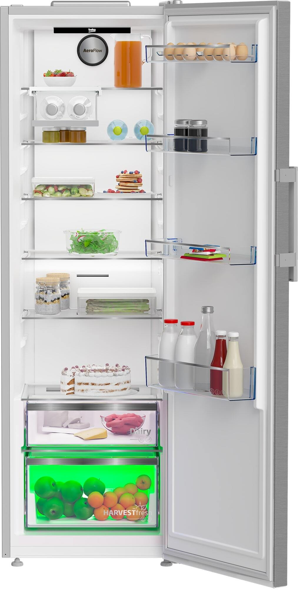 Beko B5RMLNE444HX Inox Frigorifero Monoporta 447 Litri - immagine 4