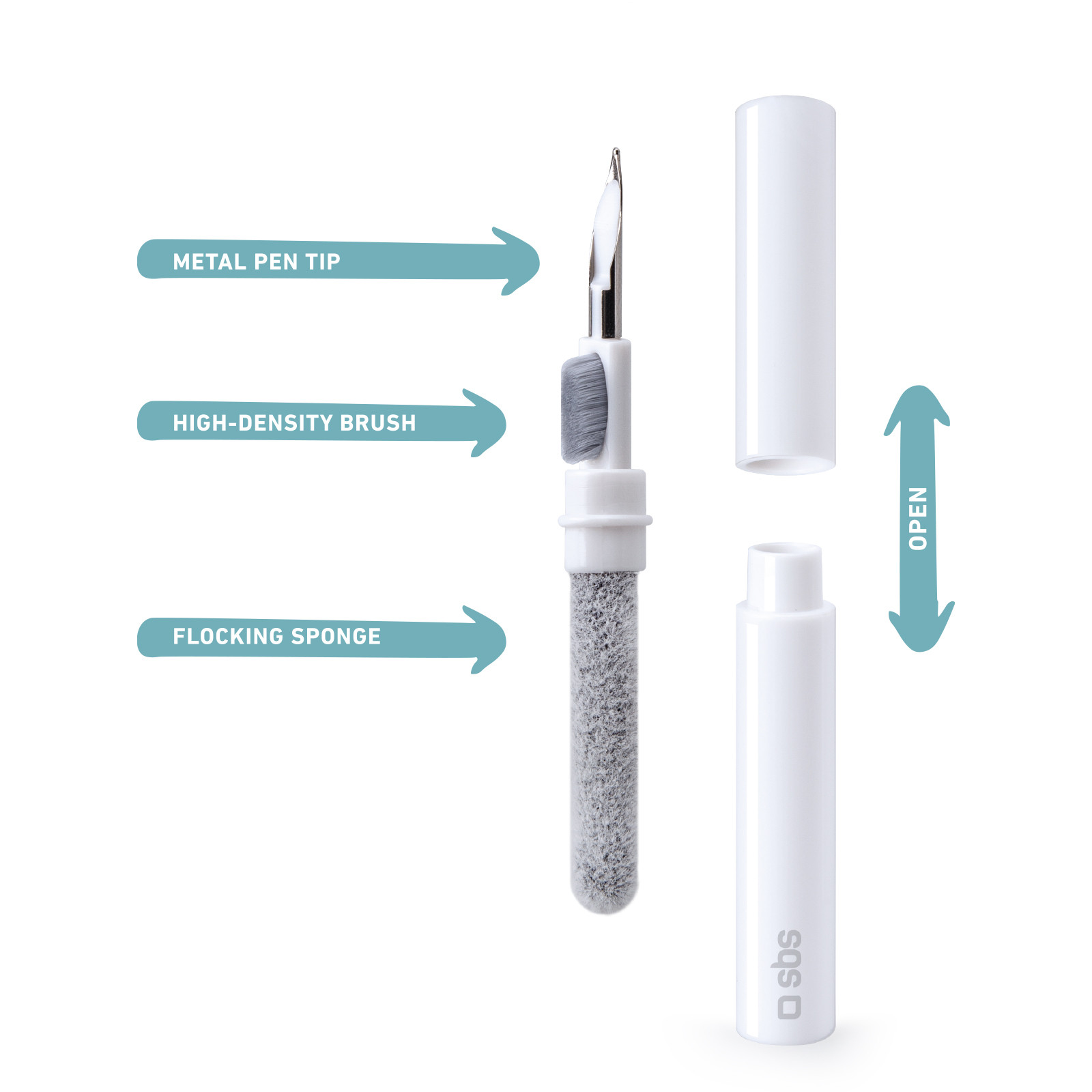 SBS TEEARCLEANSET Kit Pulizia Auricolari 3in1 - immagine 2