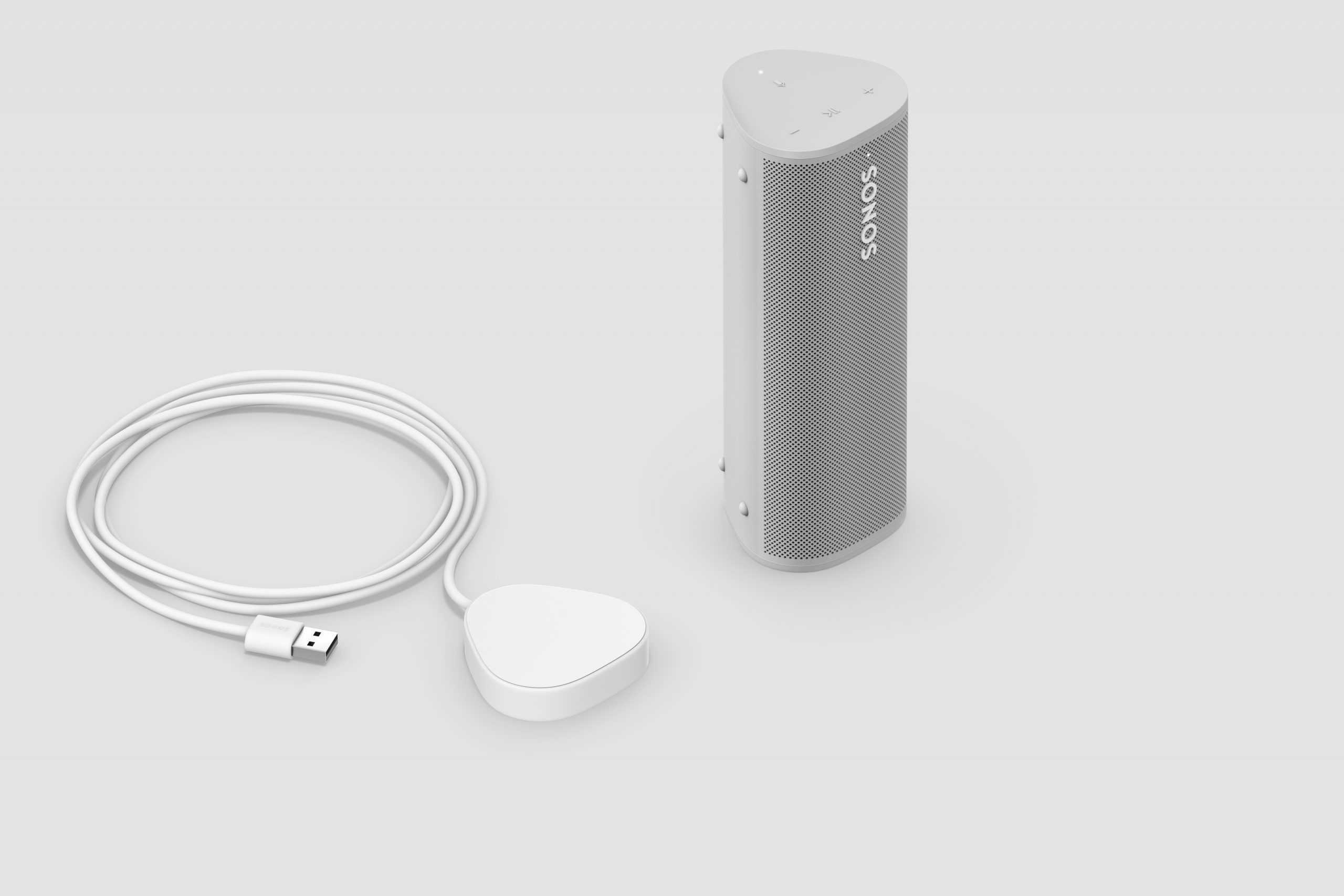 Sonos Son 205 Base di Ricarica Wireless per Sonos Roam Bianco - immagine 3