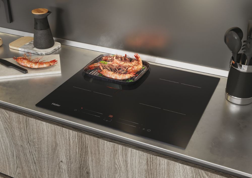 Haier HAISJ64MC Piano Cottura a Induzione Nero 60Cm 4 Zone - immagine 3