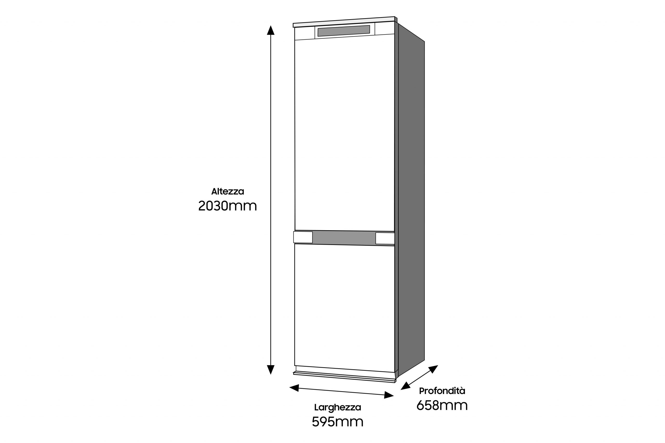 Samsung RB38A7B6DCE Frigo Combinato No Frost Beige 387 Litri - immagine 4