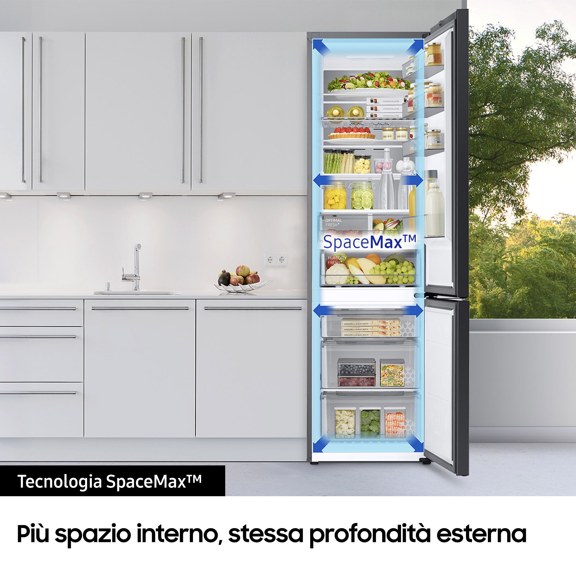Samsung FRB34D153939 Beige Frigorifero Combinato No Frost 344 Litri - immagine 4