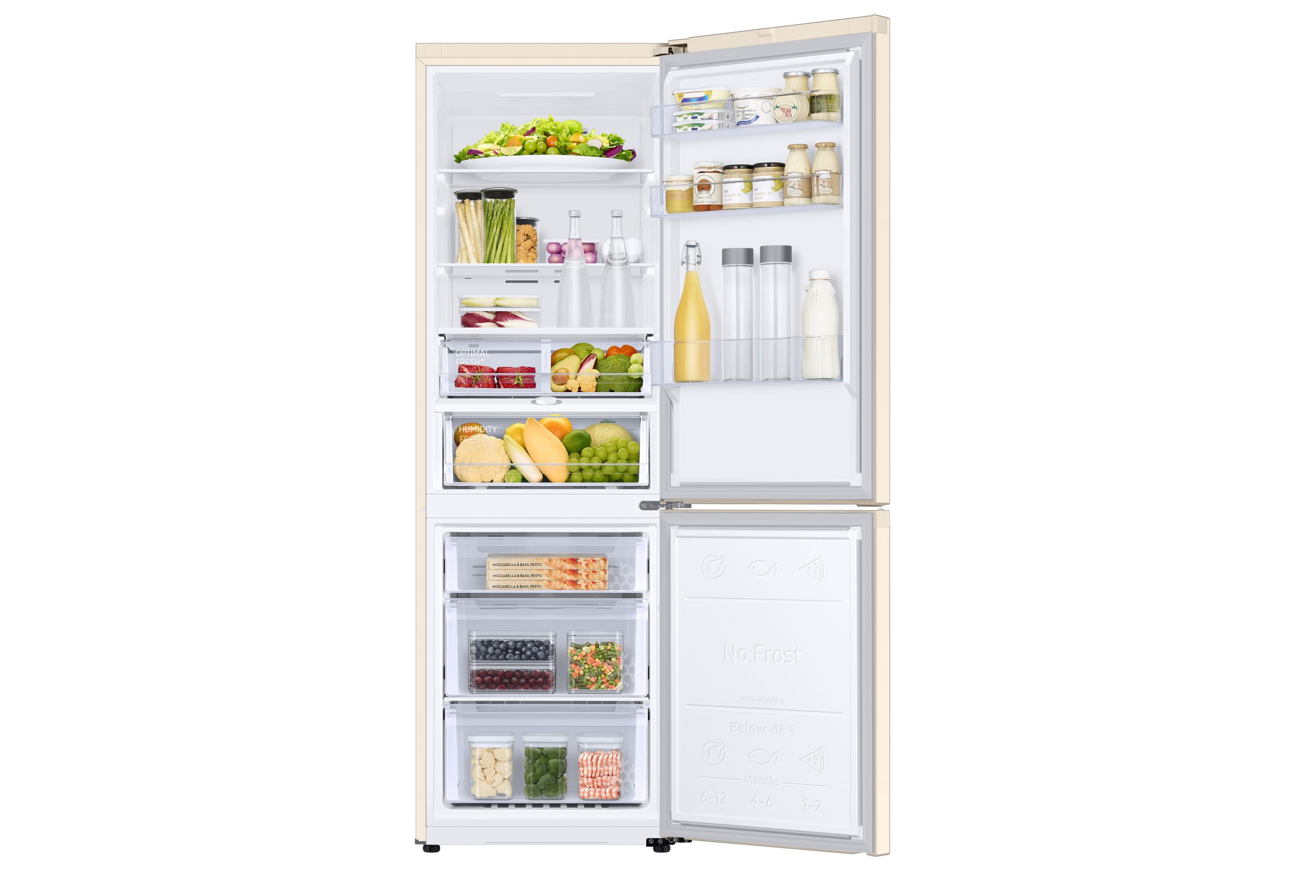 Samsung RB34T603EEL Frigo Combinato No Frost Sabbia 344 Litri - immagine 2