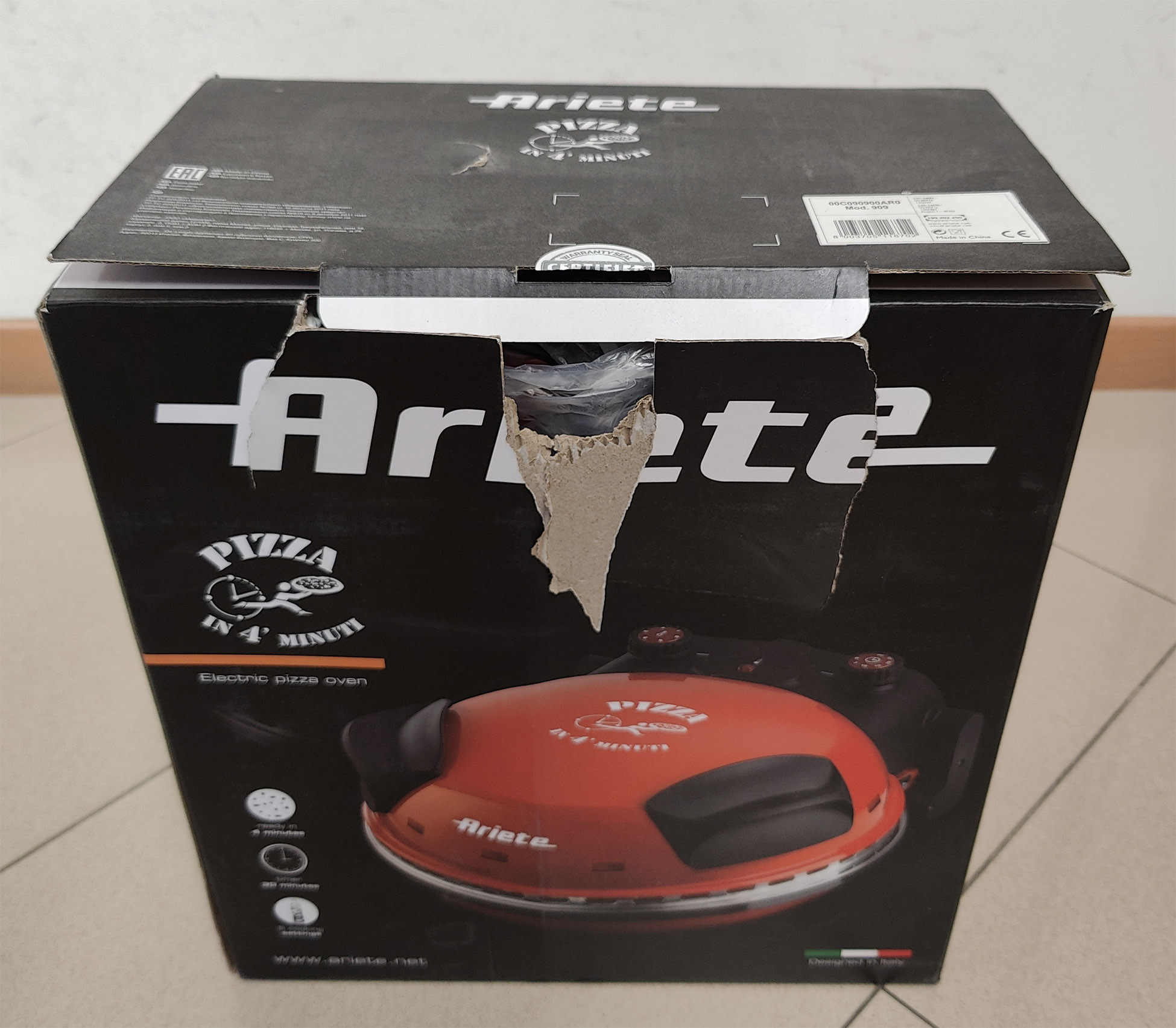 Ariete Da Gennaro Forno per Pizza 1200W - immagine 4