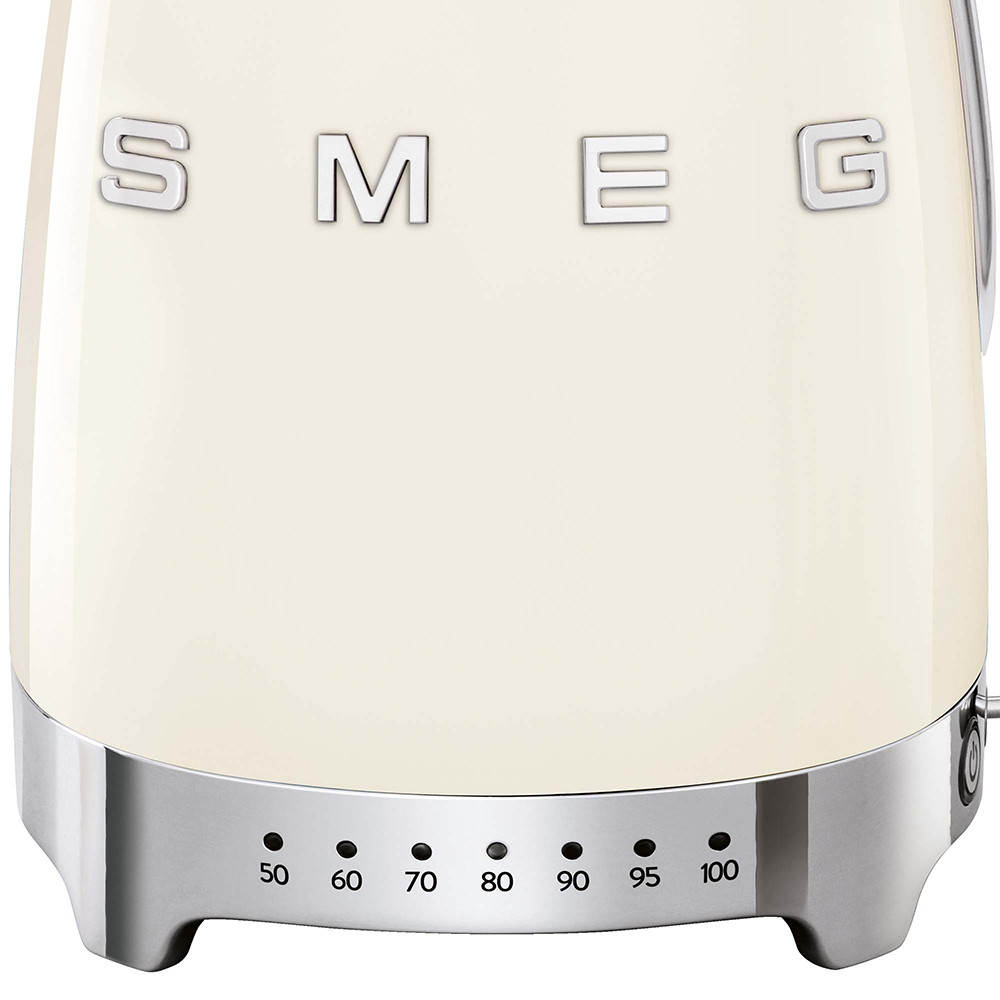 Smeg KLF04CREU Bollitore Elettrico Panna 2400W Capacita 1.7 Litri Temp Variabile - immagine 2
