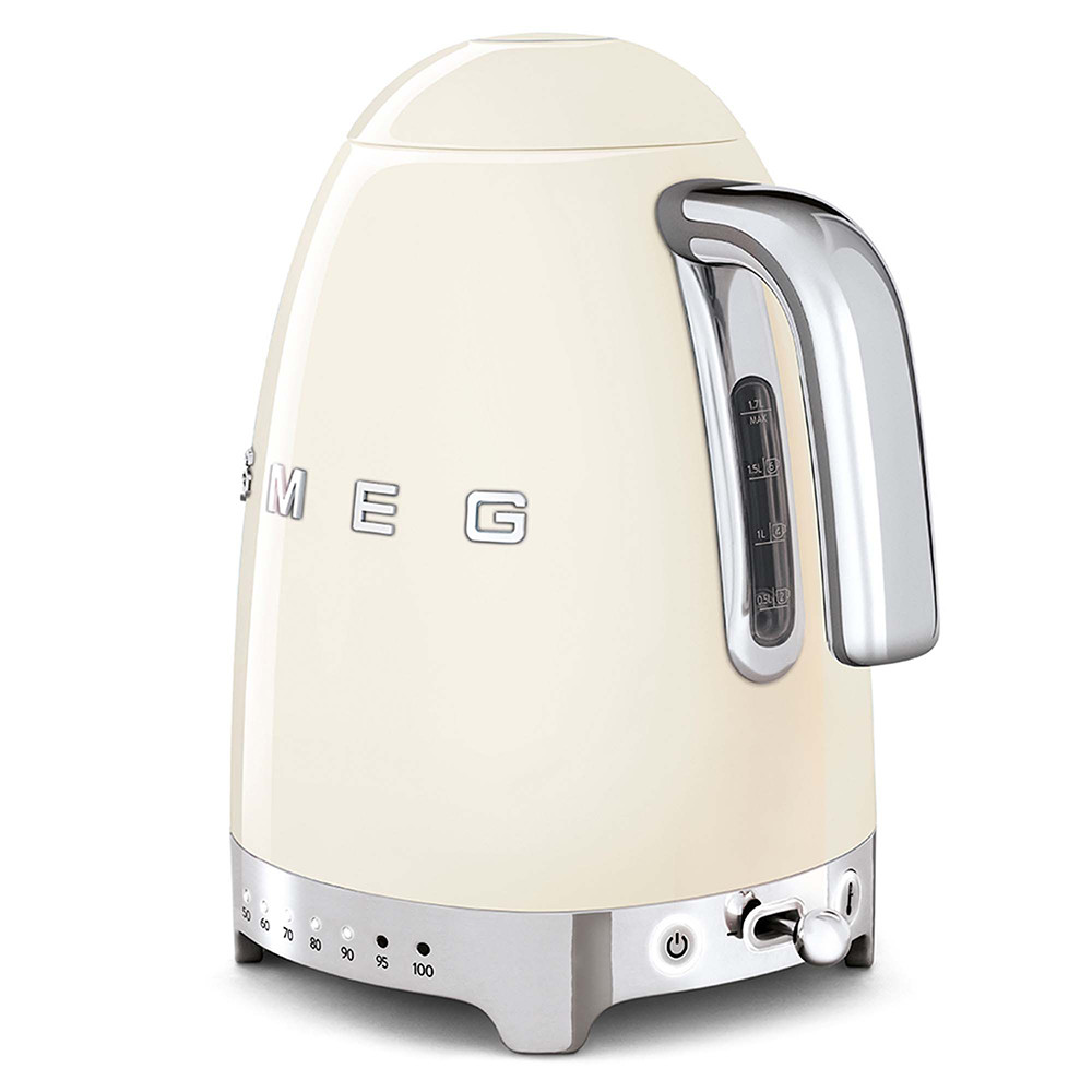 Smeg KLF04CREU Bollitore Elettrico Panna 2400W Capacita 1.7 Litri Temp Variabile - immagine 4