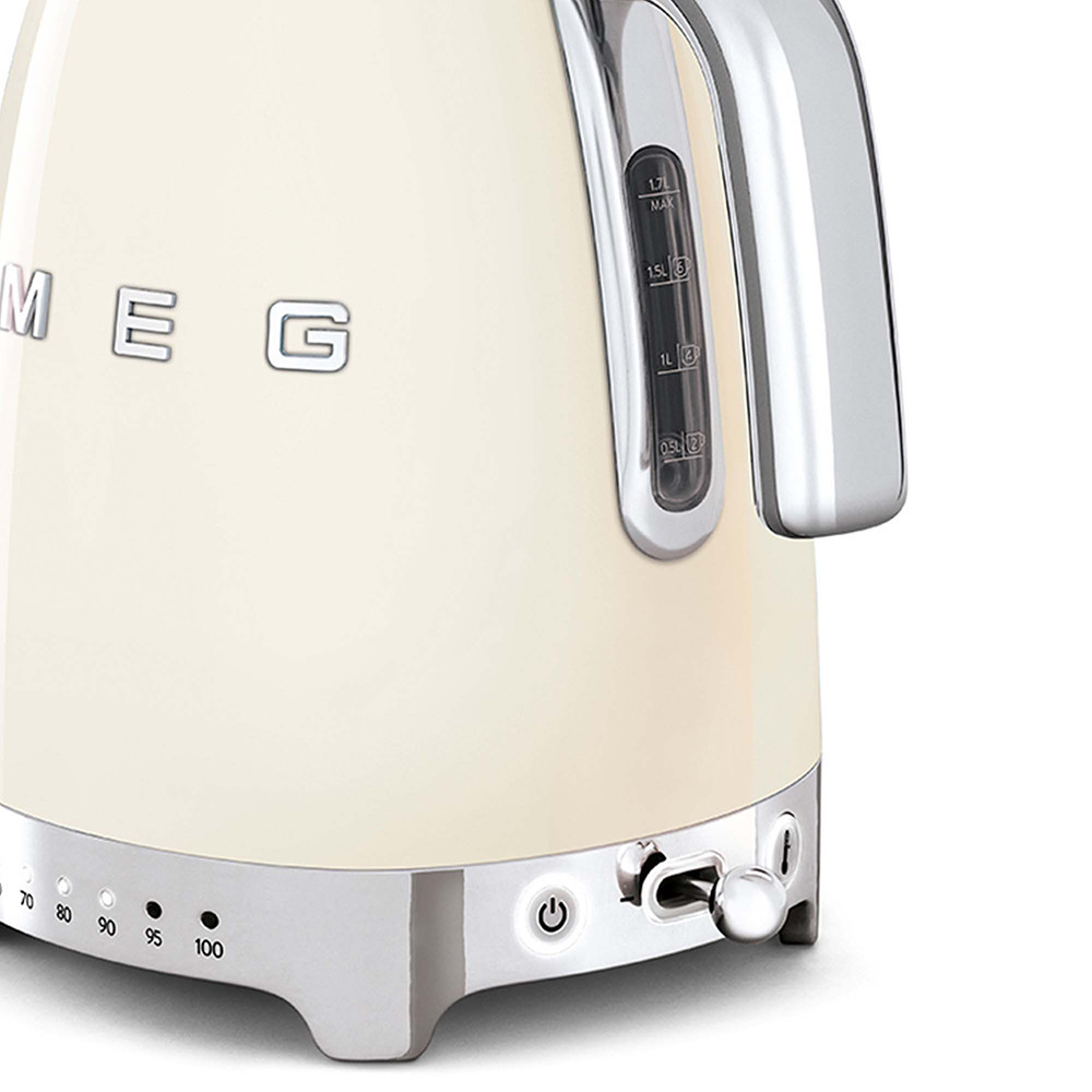 Smeg KLF04CREU Bollitore Elettrico Panna 2400W Capacita 1.7 Litri Temp Variabile - immagine 5