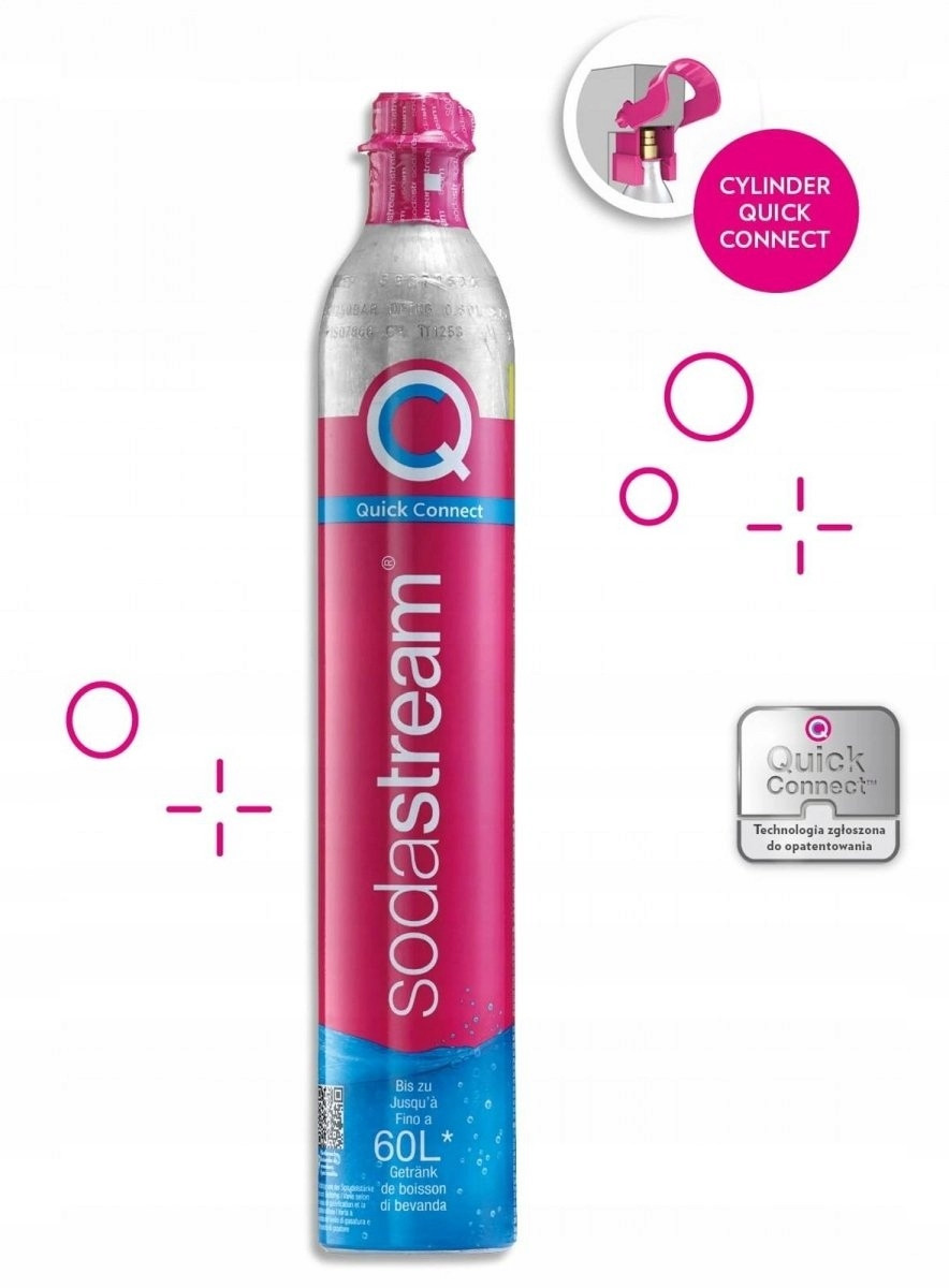 Sodastream 2270175 Cilindro Co2 60L Quick Connect - immagine 2