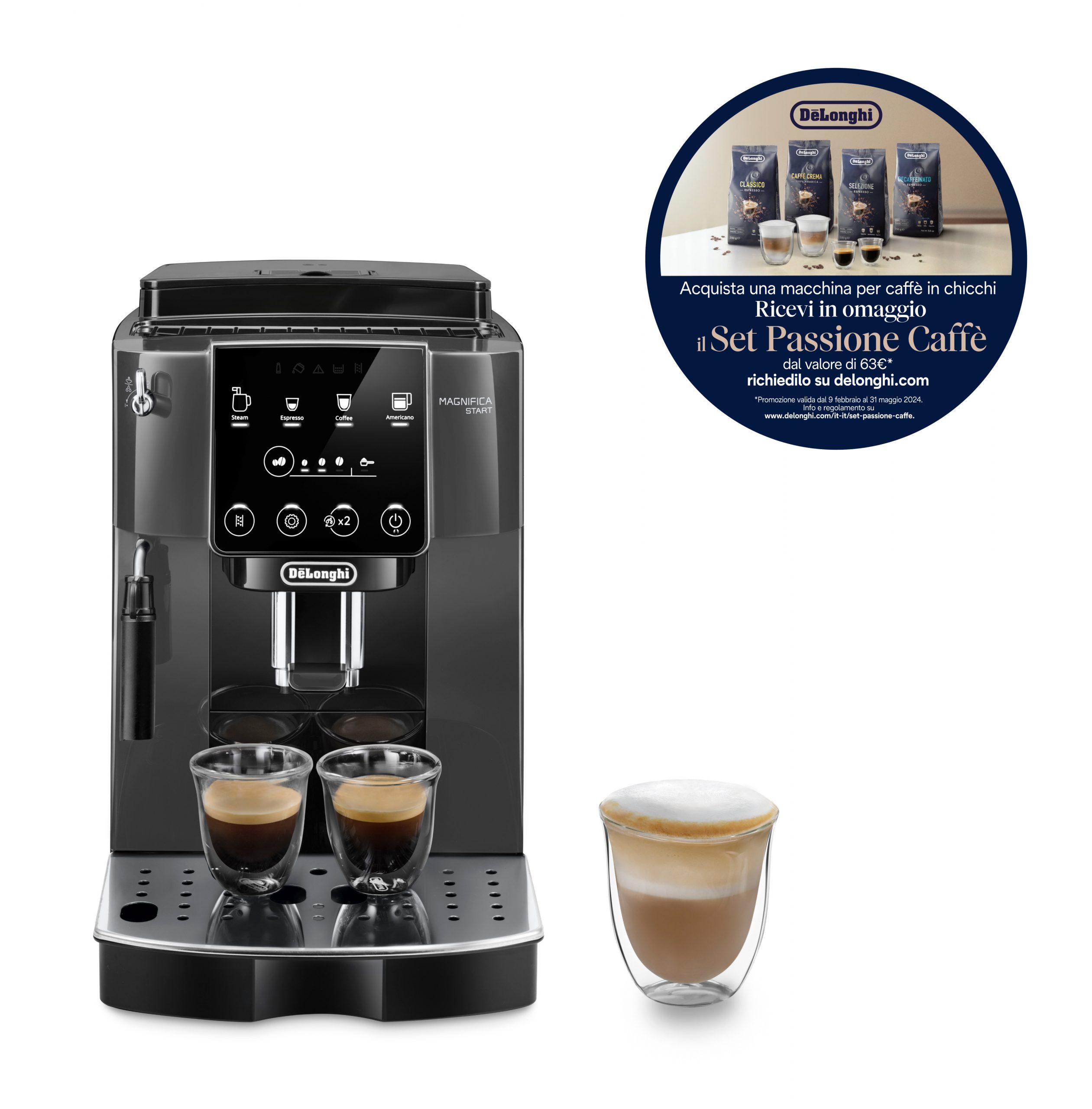 De Longhi Magnifica Start ECAM22022GB Macchina Caffe Superautomatica - immagine 2