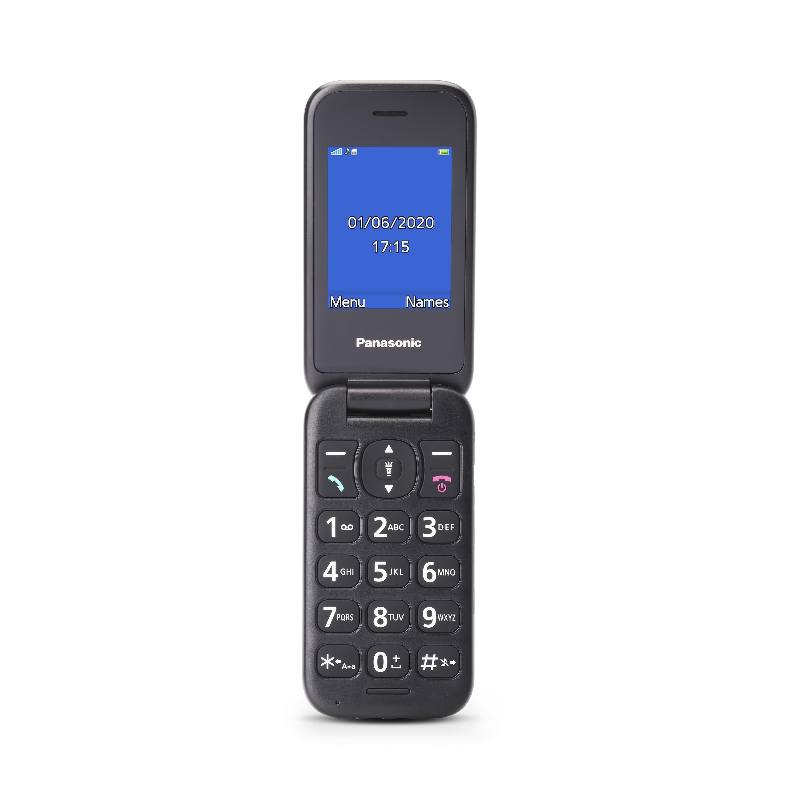 Panasonic KXTU400EXG Grigio Cellulare Senior DualBand 2.4 Pollici Bluetooth - immagine 5
