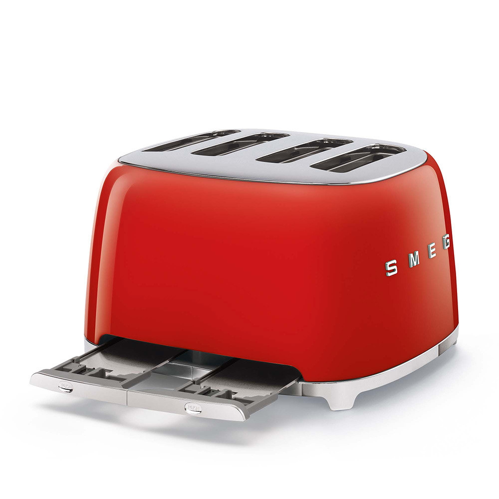 Smeg TSF03RDEU Rosso Tostapane a 4 Scomparti 4 Fette 2000W Stile Retro - immagine 3