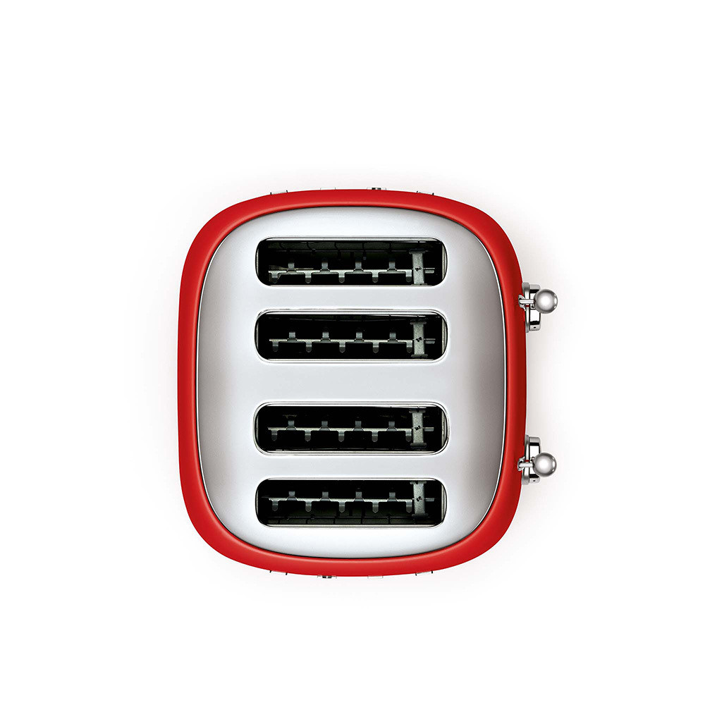 Smeg TSF03RDEU Rosso Tostapane a 4 Scomparti 4 Fette 2000W Stile Retro - immagine 4