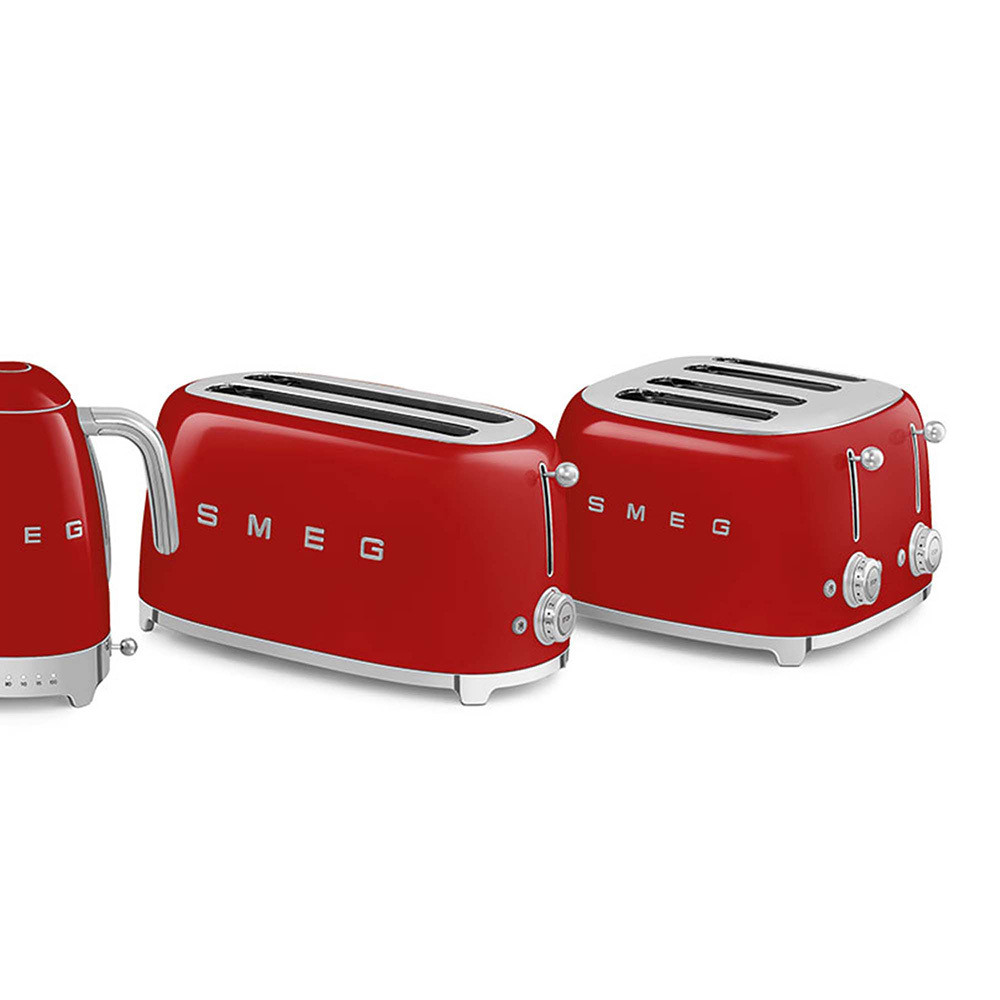Smeg TSF03RDEU Rosso Tostapane a 4 Scomparti 4 Fette 2000W Stile Retro - immagine 6