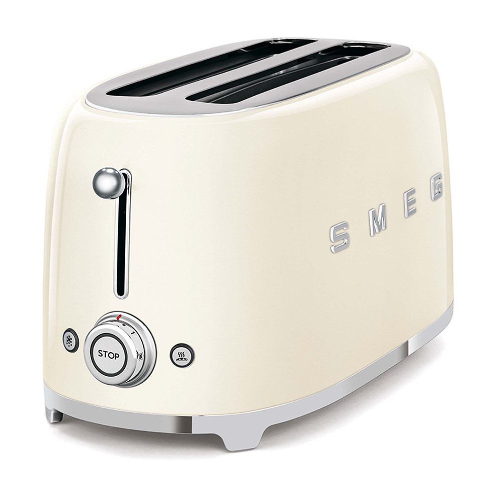 Smeg TSF02CREU Panna Tostapane a 2 Scomparti 4 Fette 1500W Stile Retro - immagine 2