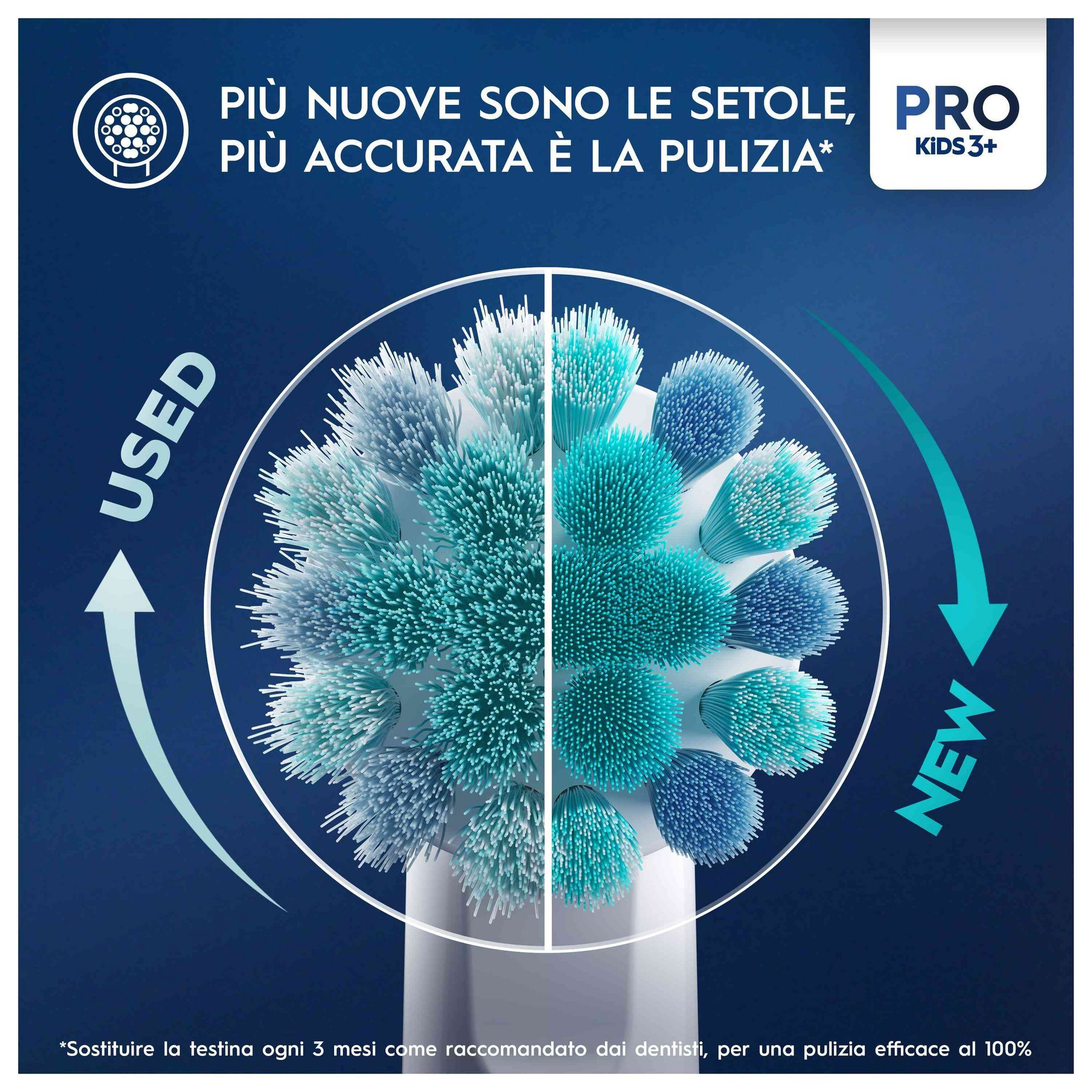 Oral-B Vitality Pro Frozen Spazzolino Elettrico Kids con 2 Testine - immagine 6