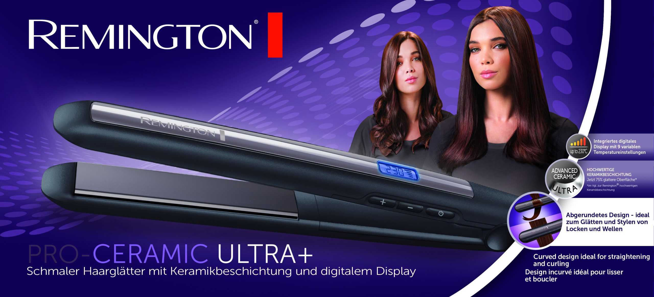 Remington S7750 Pro Ceramic Ultra Plus Piastra Capelli - immagine 2