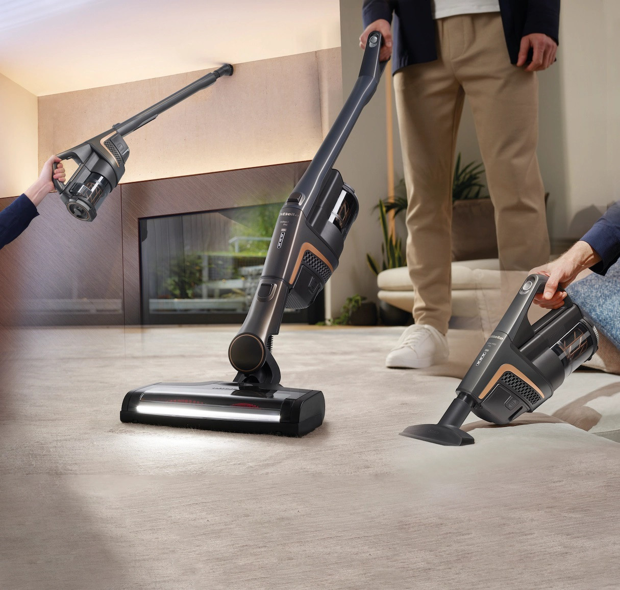 Miele Triflex HX2 Pro Scopa Elettrica Ricaricabile 3in1 con 2 Batterie - immagine 2