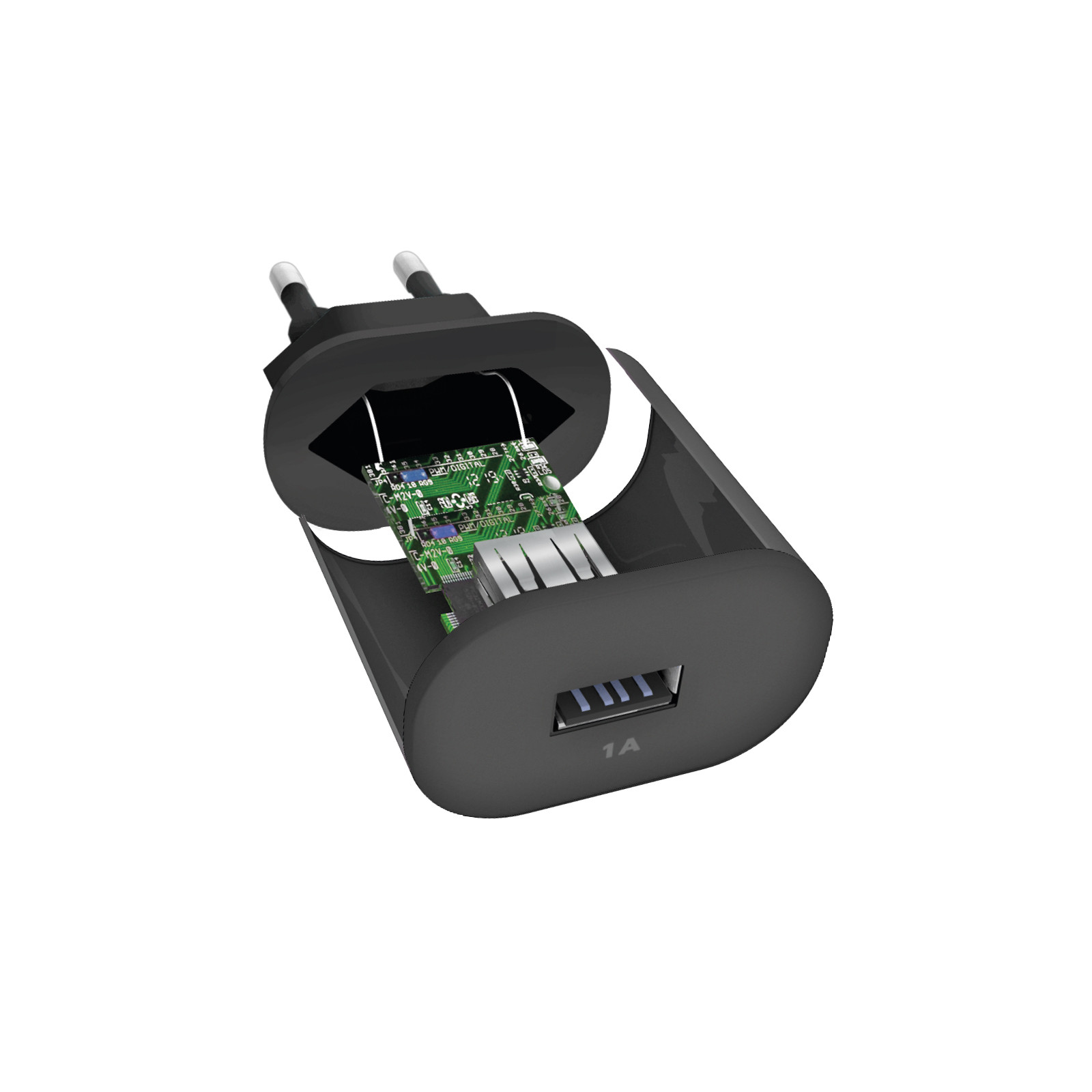 SBS Caricabatterie da 1 A con uscita USB da 1A e Presa Europea Cavo Micro USB - immagine 2