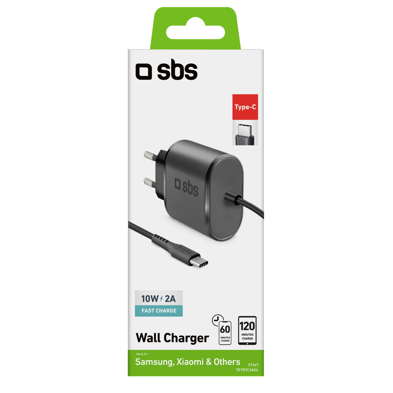 SBS Caricabatterie da Viaggio da 10W Type-C - immagine 4