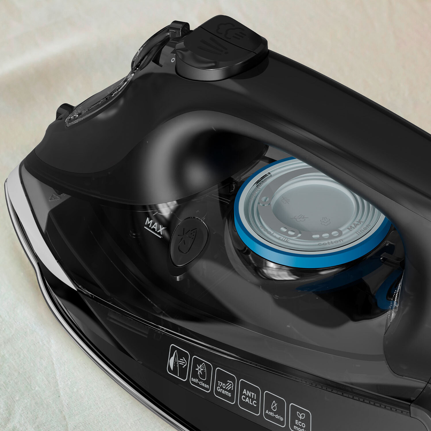 Black Decker BXIR2805E Ferro da Stiro a Vapore 2800W - immagine 3
