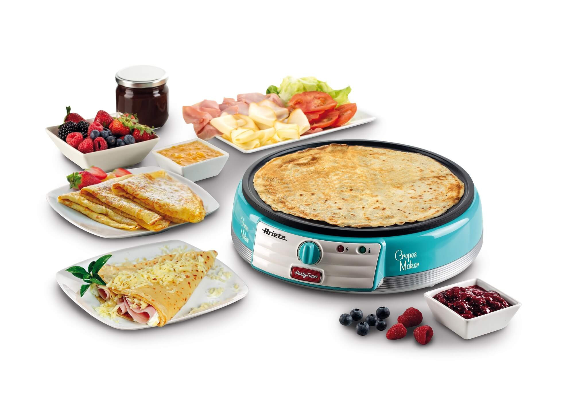 Ariete Crepes Maker Party Time Rosso Piastra Elettrica per Crepes 1000W - immagine 3