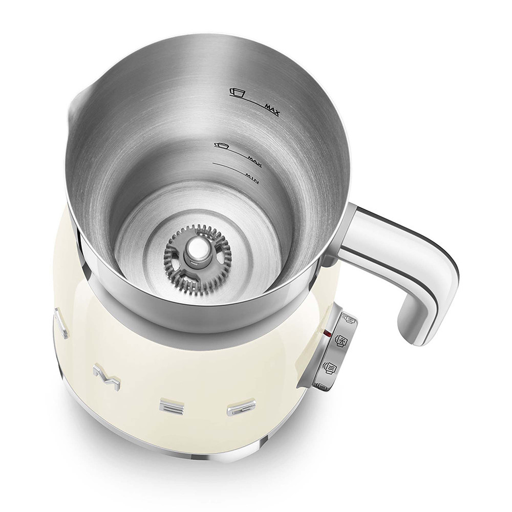Smeg MFF11CREU Montalatte Induzione Capacita 600ml Riscaldamento 250ml Montatura - immagine 5
