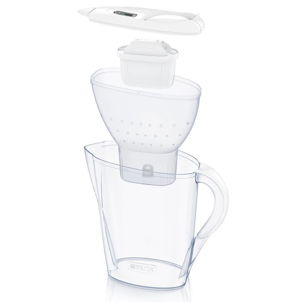 Brita Marella Bianca Caraffa Filtrante Capacita2.4 Litri con Filtro Maxtra Pro - immagine 3
