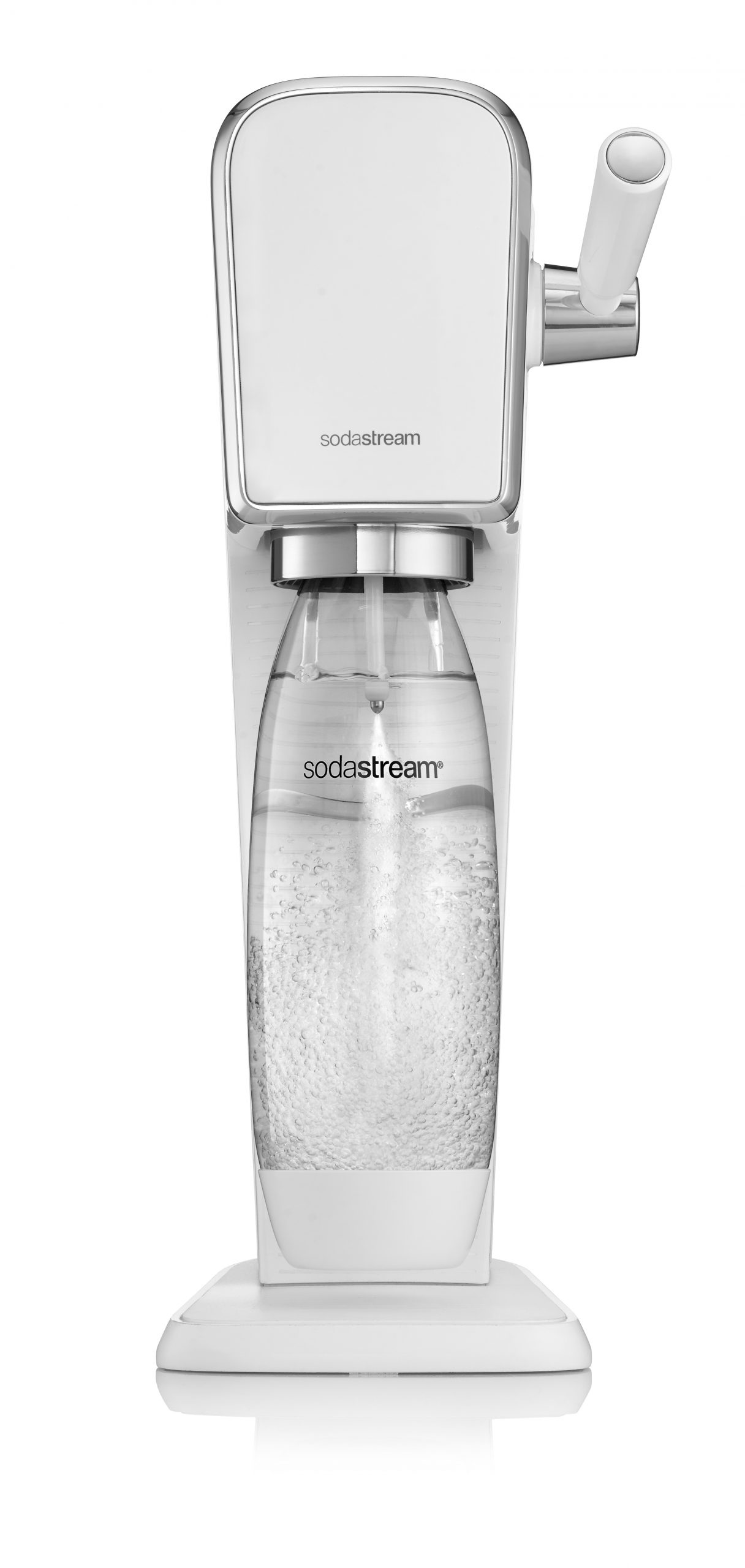 Sodastream Art Bianco Gasatore con Bottiglia 1 Litro e Cilindro Gas - immagine 2