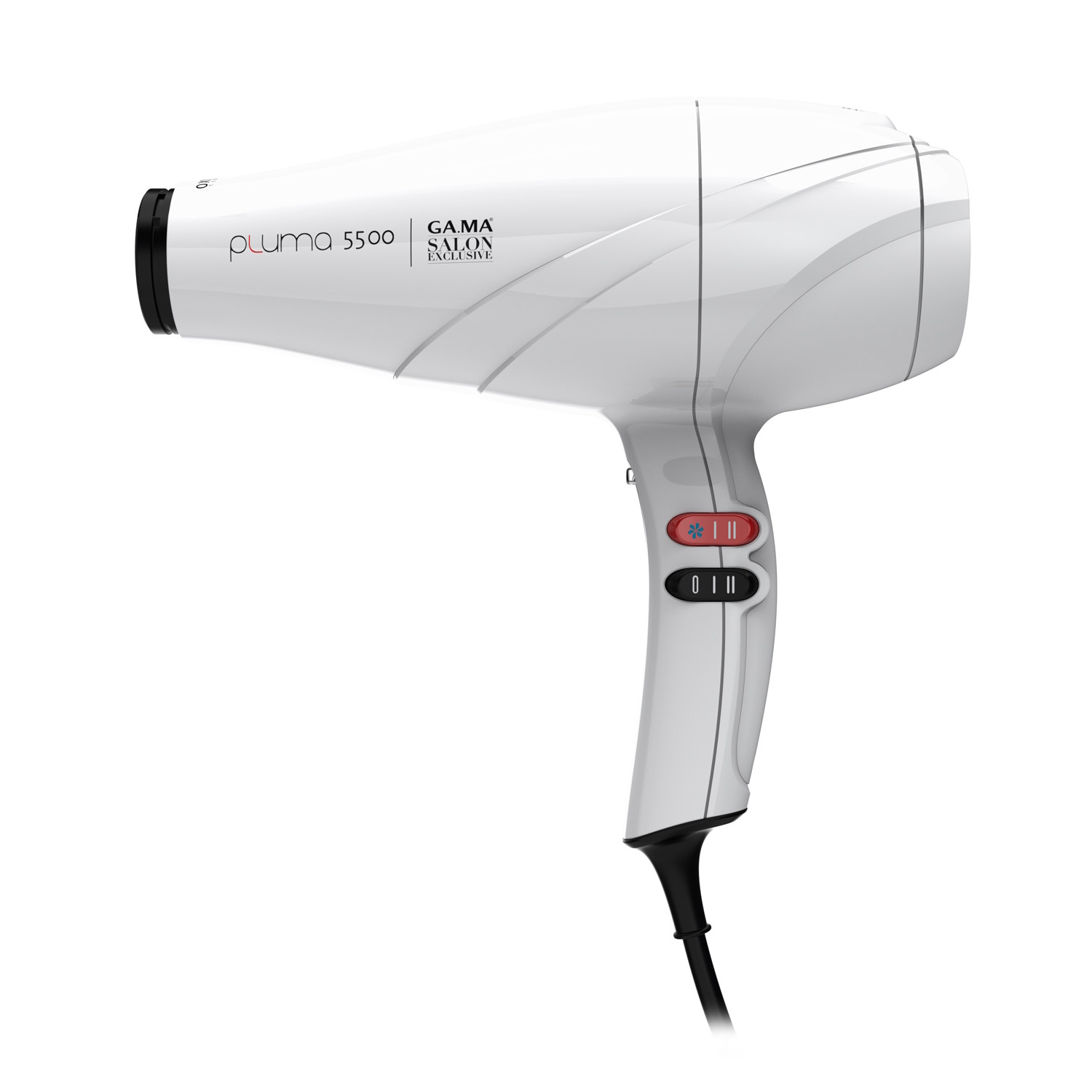 Gama Pluma 5500 Oxy Active Asciugacapelli 2400W con Diffusore e 2 Bocchette - immagine 2