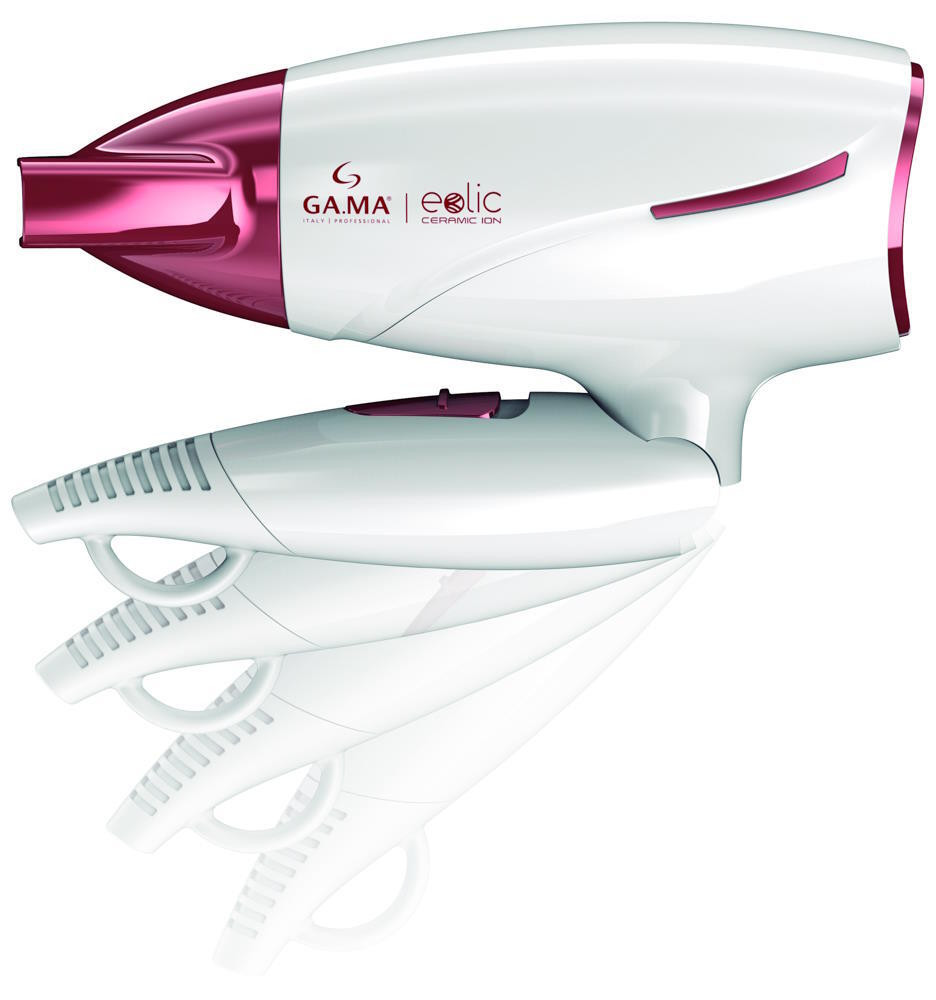 Gama Eolic Ceramic Ion Asciugacapelli Pieghevole da Viaggio 1600W - immagine 2