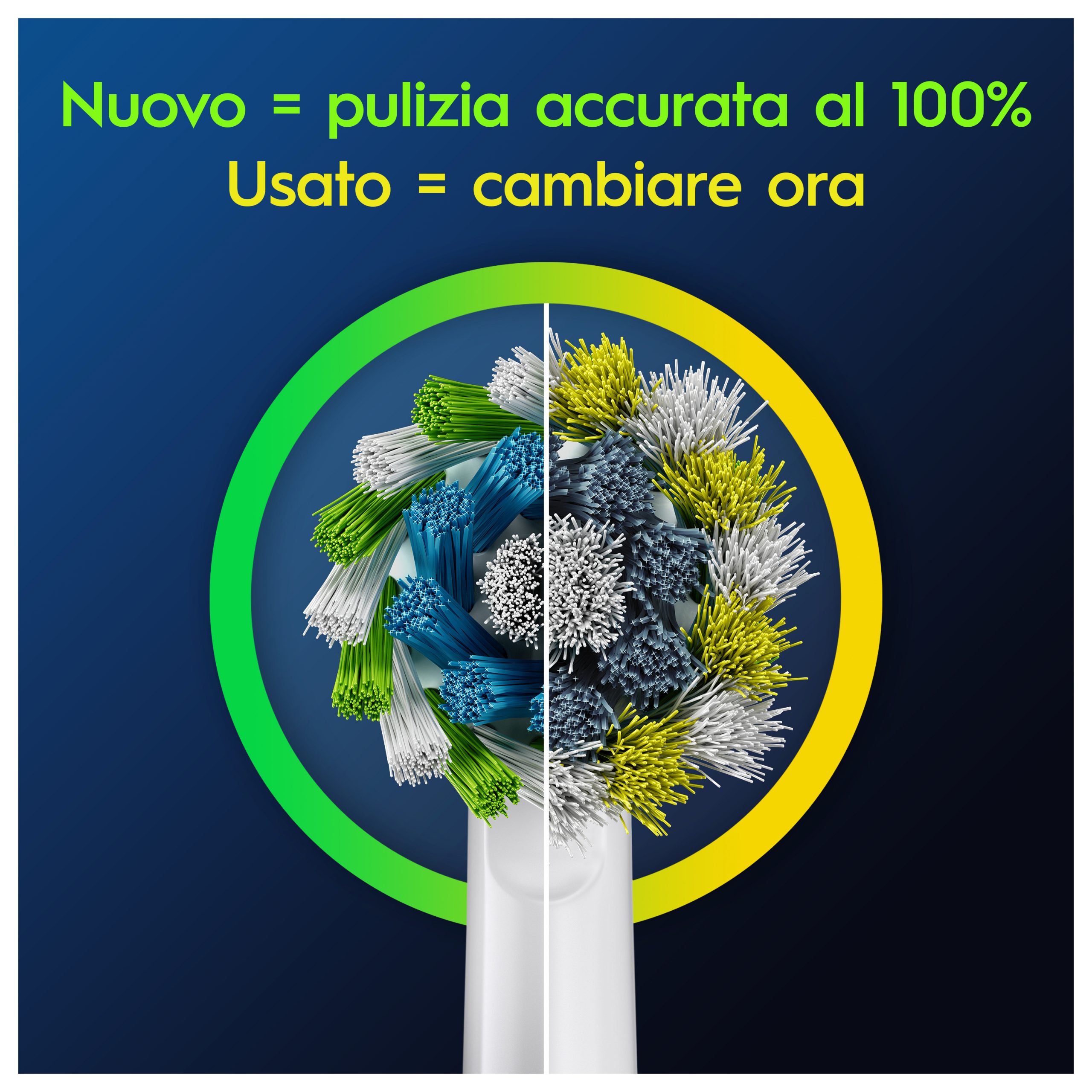 Oral-B EB50RX Testina di Ricambio Cross Action Bianca 3 Pezzi - immagine 4