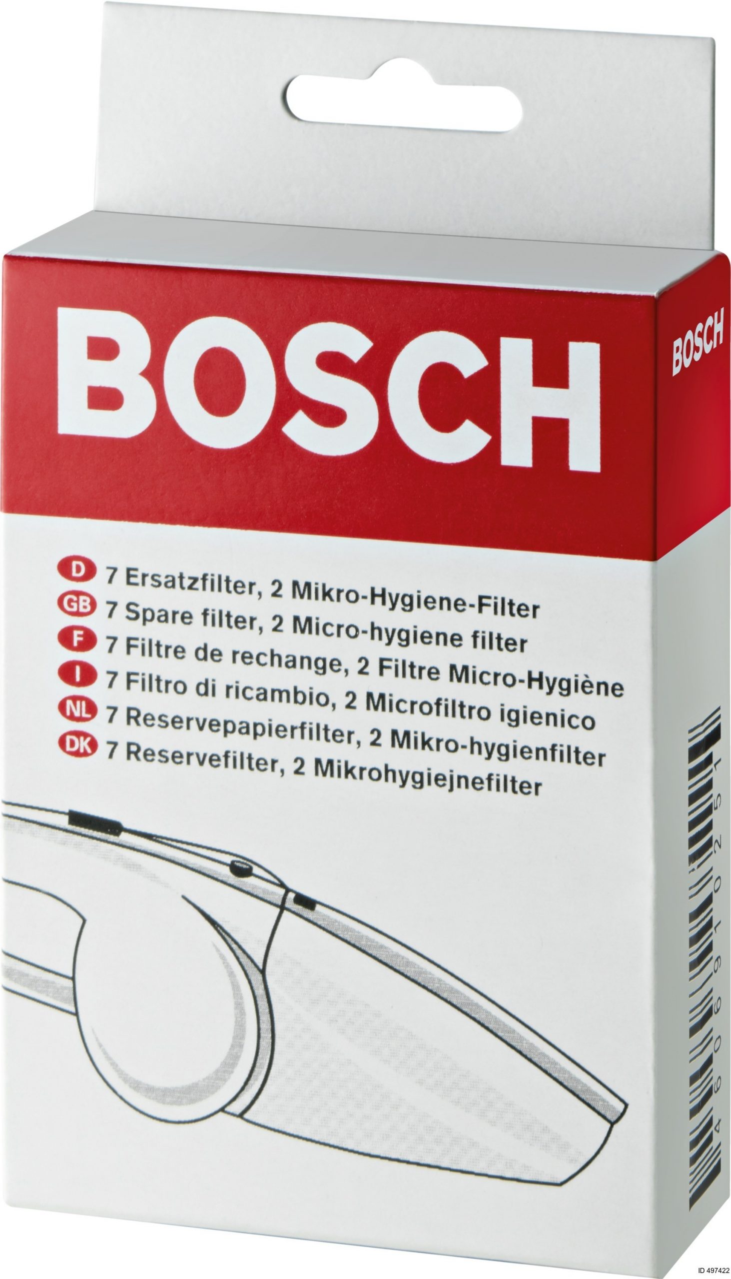 Bosch BBZ41FK Confezione Sacchetti Mega Air per Modelli BSN1 - immagine 2