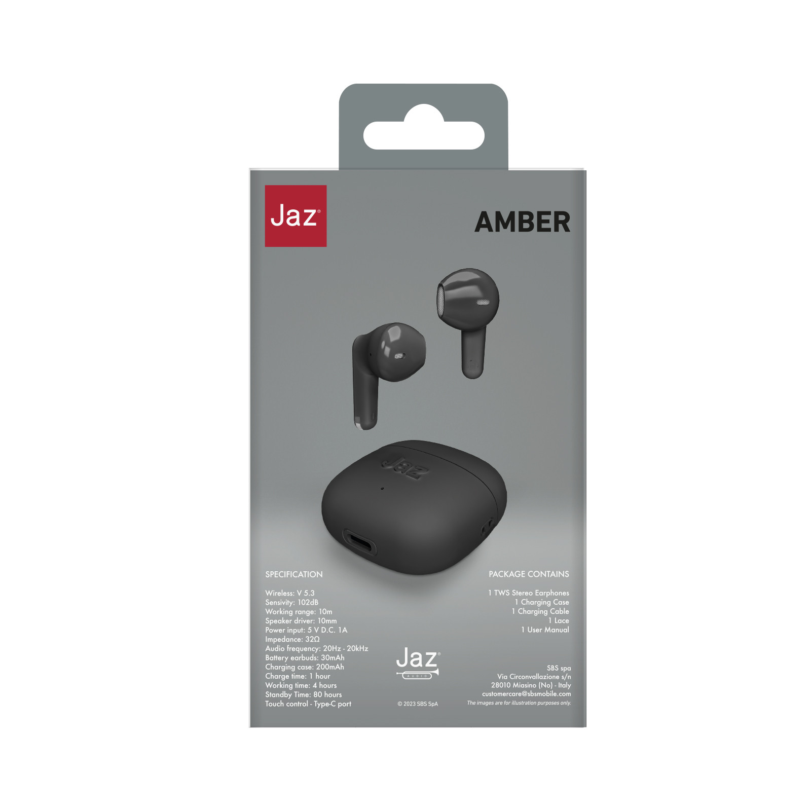 SBS TEJZEARTWSAMBEBTK Nero Auricolari TWS - immagine 4